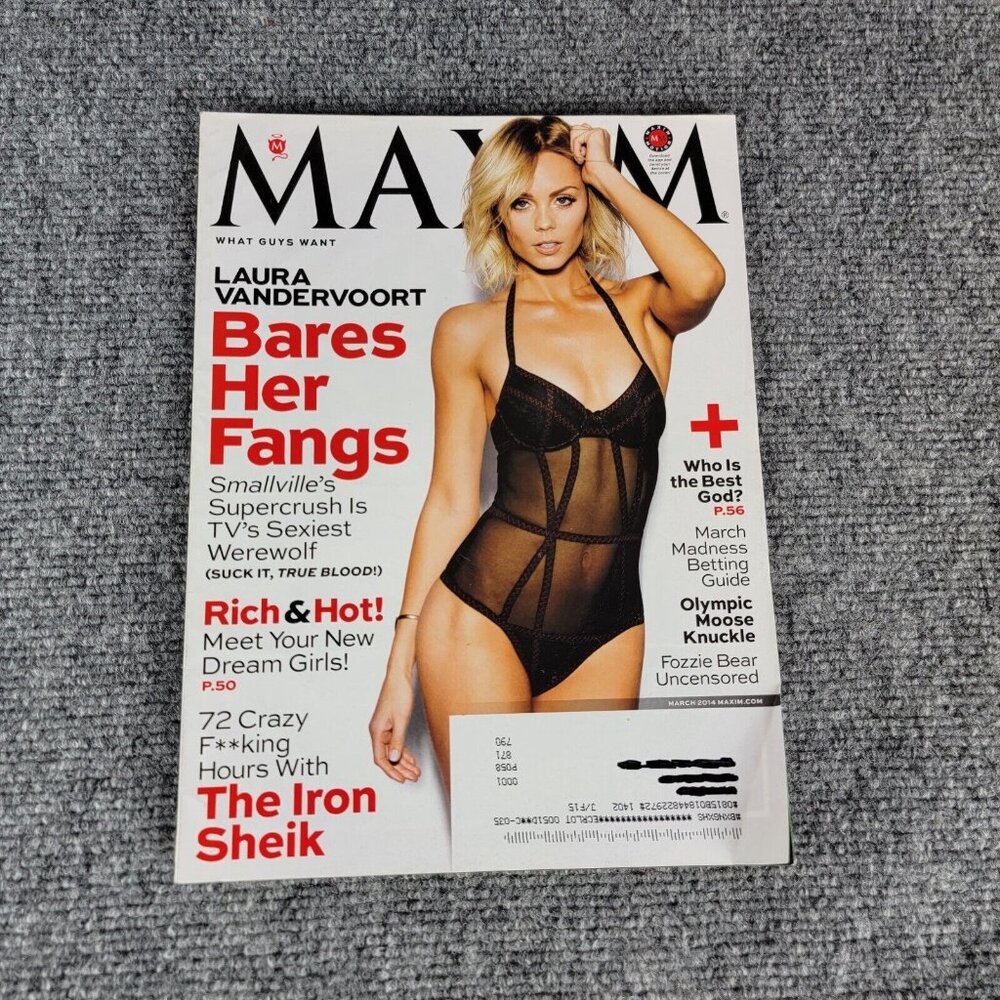 Maxim Magazine March‎ 2014 #191 Laura Vandervoort Cover